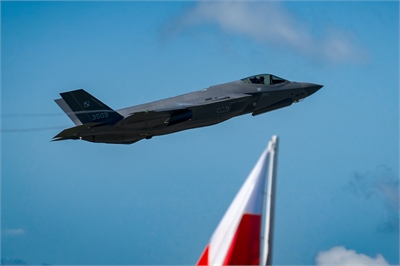 Powitanie F-35 z Polską