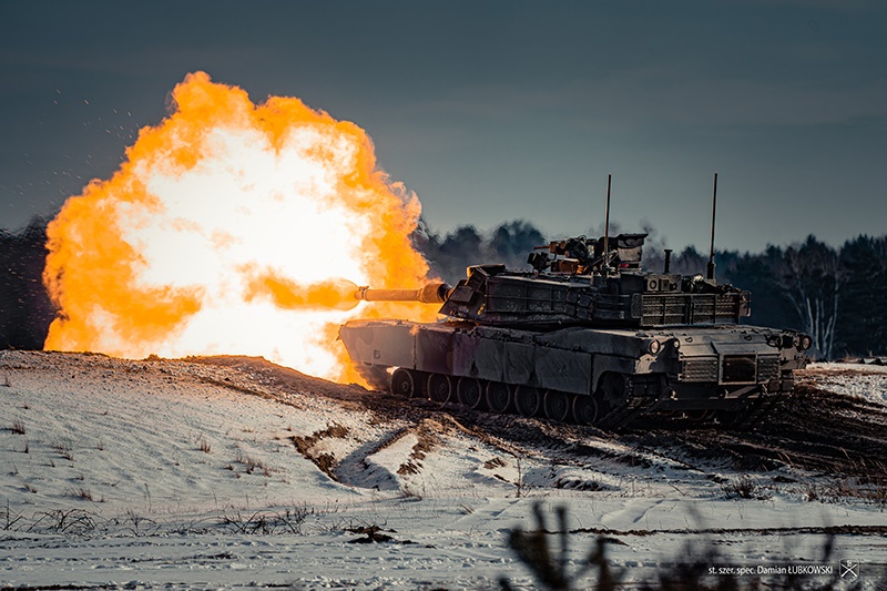 Wsparcie dla polskich Abramsów